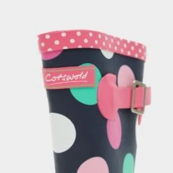 Cotswold Multicoloured Dotty Jnr Pull On Wellington Boots -Clothing Store go 328633 d
