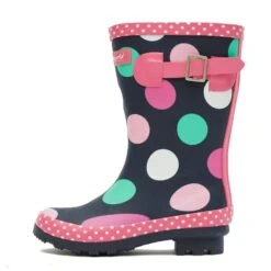 Cotswold Multicoloured Dotty Jnr Pull On Wellington Boots -Clothing Store go 328633 z