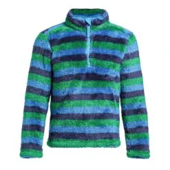 Kids' Stripe Print Half-zip Fleece -Clothing Store go 374767 u
