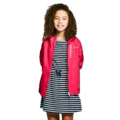 Regatta Childs Calderdale II Waterproof Jacket Pink Fusion -Clothing Store go 416672 z