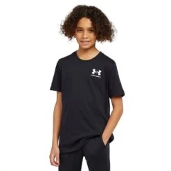 Under Armour Kids’ Sportstyle Left Chest Short Sleeve Tee -Clothing Store go 466958 z