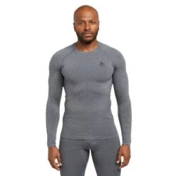 Odlo Men's Performance Warm Eco Long Sleeve Baselayer Top -Clothing Store go 476851 z