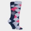Women's Midweight Argyle Lingfield 2 Pack Socks -Clothing Store go 478703 a