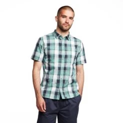Men’s Dunster Short Sleeve Organic Cotton Shirt -Clothing Store go 521405 z