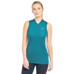 Ariat Women’s Hailey 1/4 Zip Sleeveless Top -Clothing Store go 574075 z