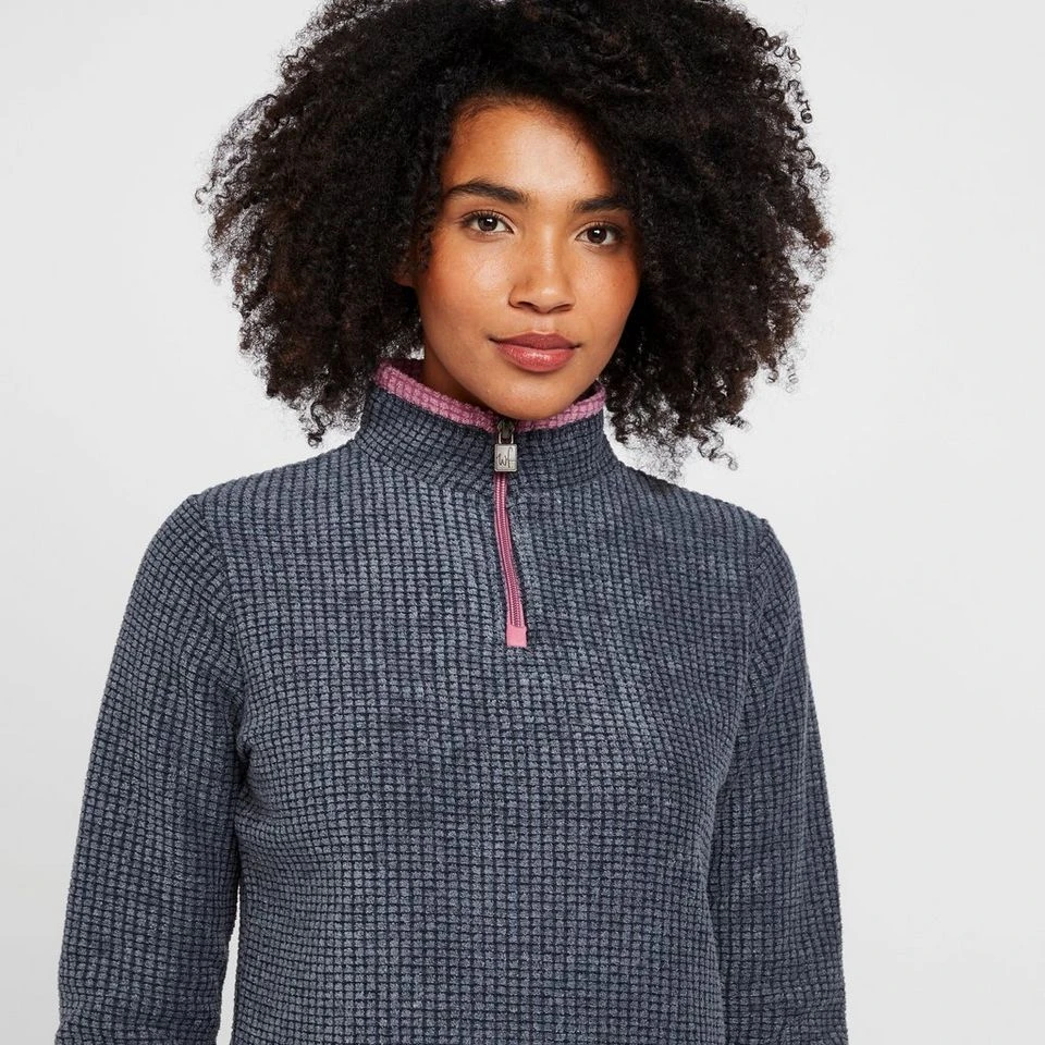 Women's Lynda Grid Half Zip Grid Fleece 6 Women's Lynda Grid Half Zip Grid Fleece - Image 4