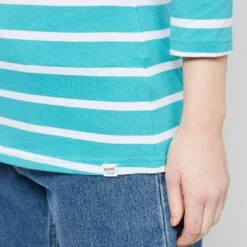 Regatta Ladies Polexia Square Neck Top Turquoise White Stripe -Clothing Store go 575859 d