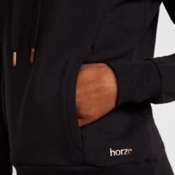 Womens Organic Remy Cotton Sweatshirt Black -Clothing Store go 576956 e