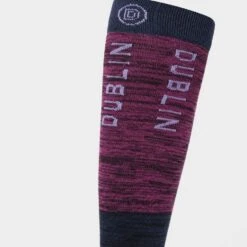 Dublin 3 Pack Socks Red Violet Ombre -Clothing Store go 591572 d