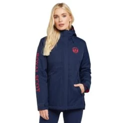 Women’s Waterproof Insulated Jacket In Dark Blue -Clothing Store go 595667 z