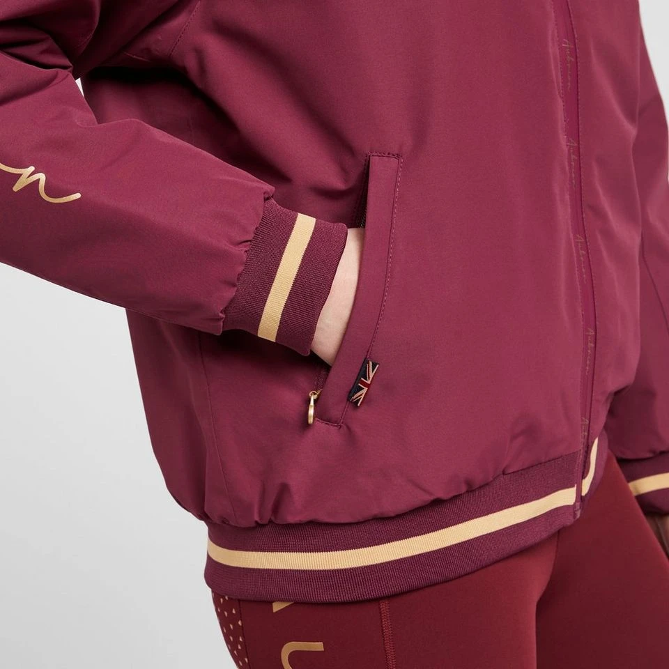 Women's Team Jacket In Mulberry 9 Women's Team Jacket In Mulberry - Image 7