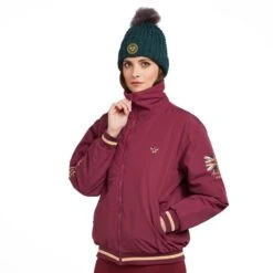 Women's Team Jacket In Mulberry 23 Women's Team Jacket In Mulberry -Clothing Store go 614473 z