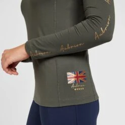 Women's Team Long Sleeved Base Layer Khaki -Clothing Store go 614476 e