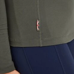 Women's Team Long Sleeved Base Layer Khaki -Clothing Store go 614476 g