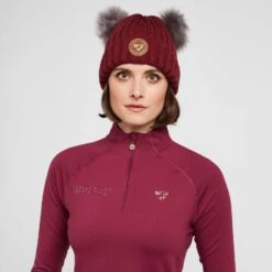 Women's Team Long Sleeve Base Layer In Mulberry -Clothing Store go 614477 d