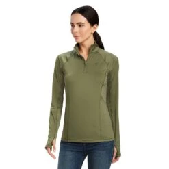 Ariat Women's Lowell 2.0 1/4 Zip Baselayer -Clothing Store go 614600 z