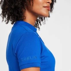 Dublin Womens Lily Cap Sleeve Polo Blue 14 Dublin Womens Lily Cap Sleeve Polo Blue -Clothing Store go 616068 e