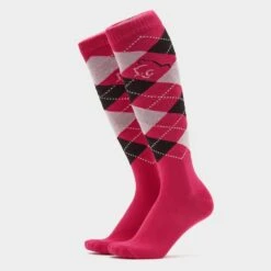 Platinum Kids’ Argyle Cotton Socks