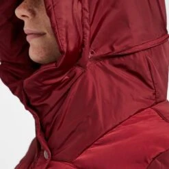 Regatta Womens Pamelina Hooded Parka Jacket Red -Clothing Store go 618882 f