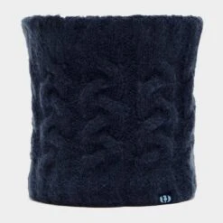 Adults' Knitted Snood In Dark Blue